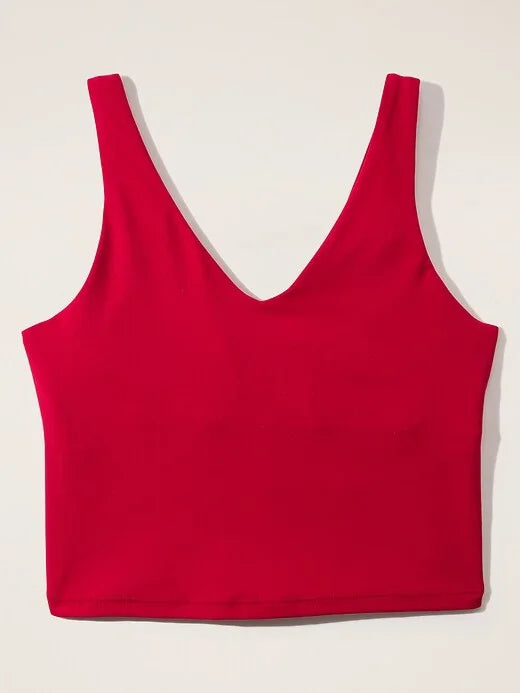 Transcend V-Neck Crop Bra A-C _ Zylaro