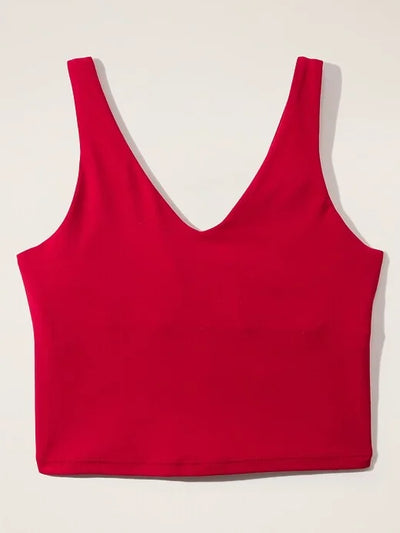 Transcend V-Neck Crop Bra A-C _ Zylaro